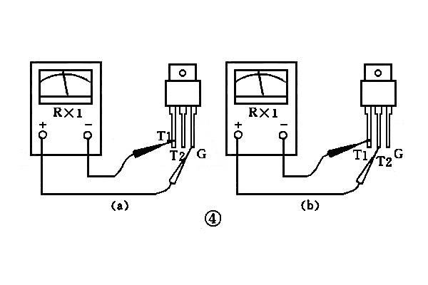 巧用万用表测量单双向可控硅模块