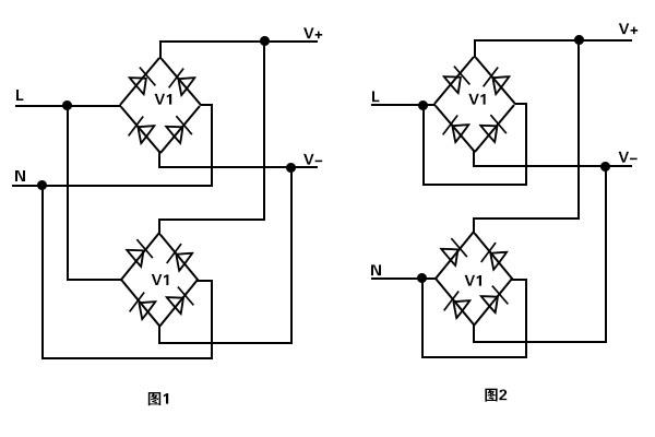 开关电源的整流桥模块并接浮地驱动基础线路原理